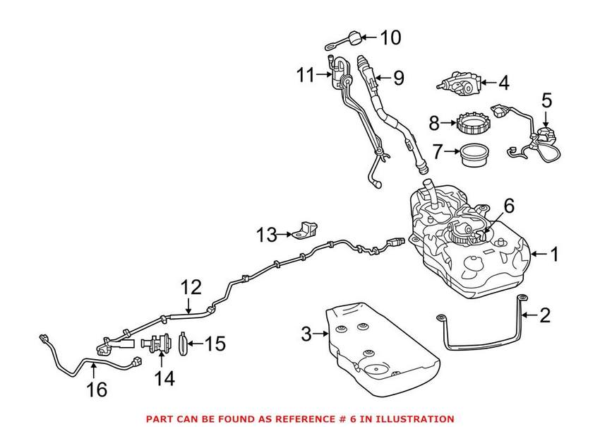 Mercedes Diesel Emissions Fluid Pre-Heater Repair Kit 1664710775